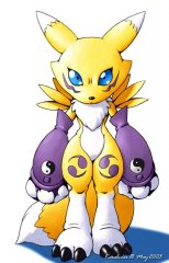 Renamon with game proportions 1.jpg