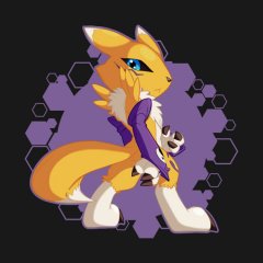 Renamon with game proportions 2.jpg